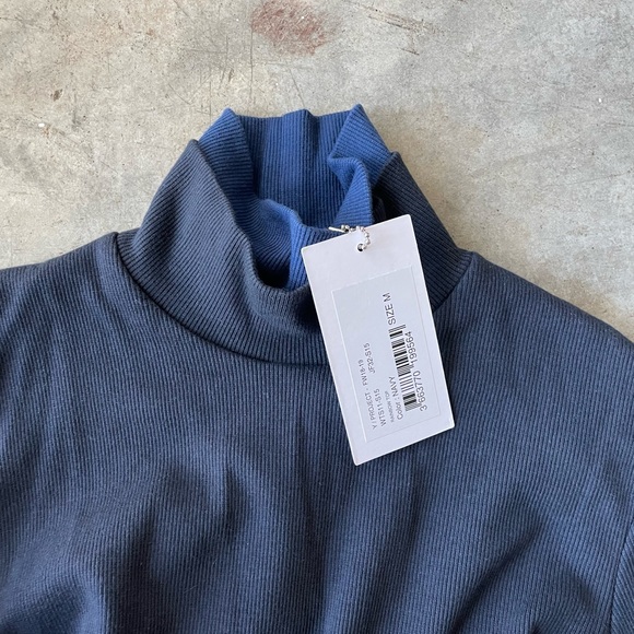 Y/Project Navy Rainbow Turtleneck - Picture 5 of 6